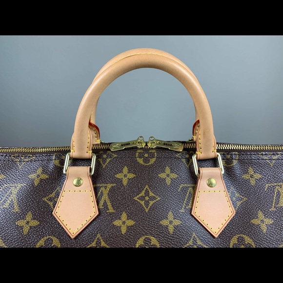 🤎 SPEEDY 35 BANDOULIER MONOGRAM - Picture 5 of 13